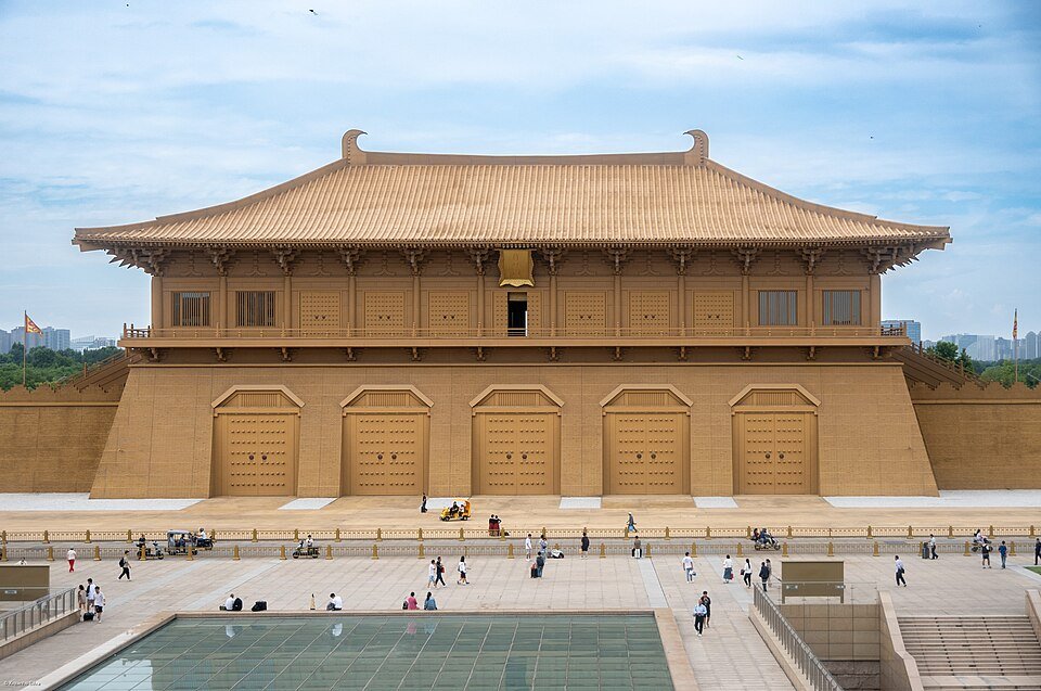 Reconstructed Danfeng Gate at Daming Palace National Heritage Park in Xi’an