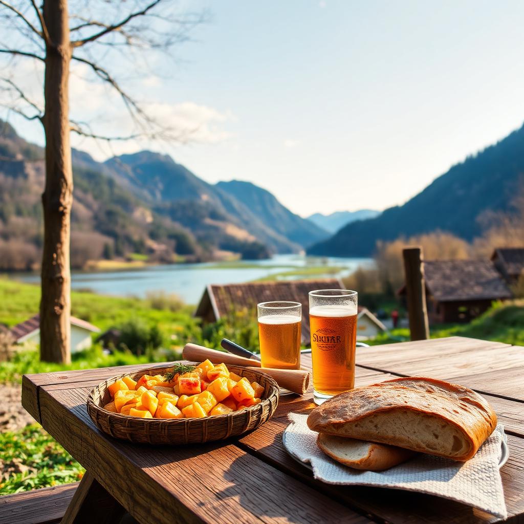 Lunch by the river